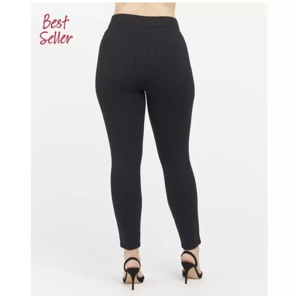 NWT  Spanx Ponte pant black Size 3X petite - Picture 1 of 11
